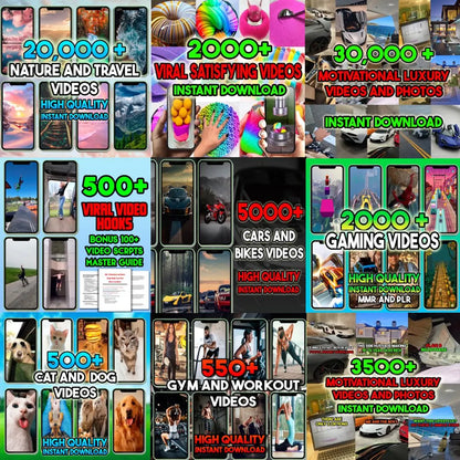 100,000 Videos Bundle YT STARTER PACK!